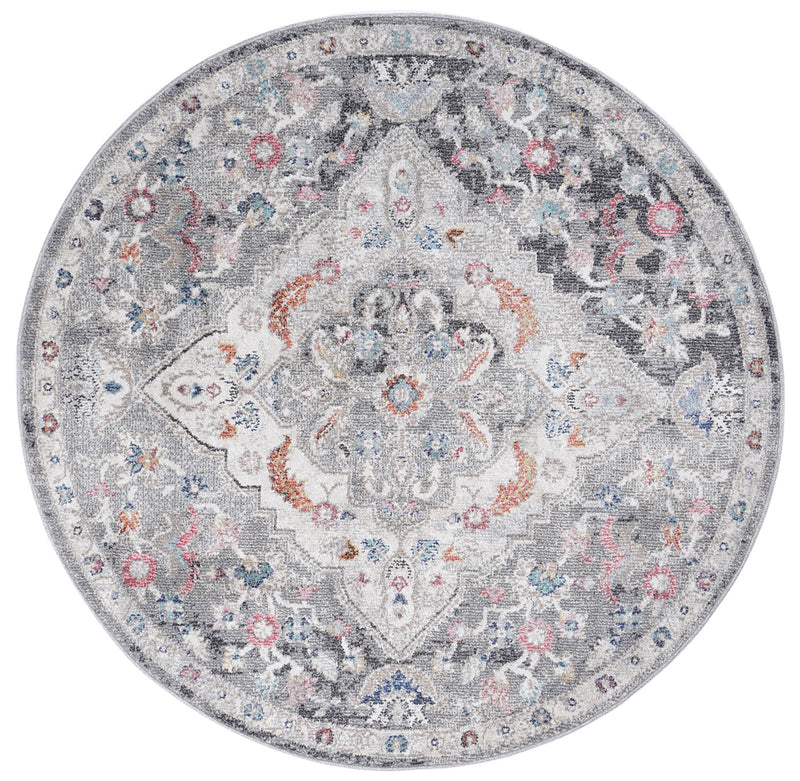 Alexander Transitional Grey Rug 200x200cm