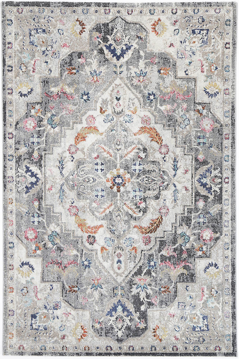 Alexander Transitional Grey Rug 200x200cm