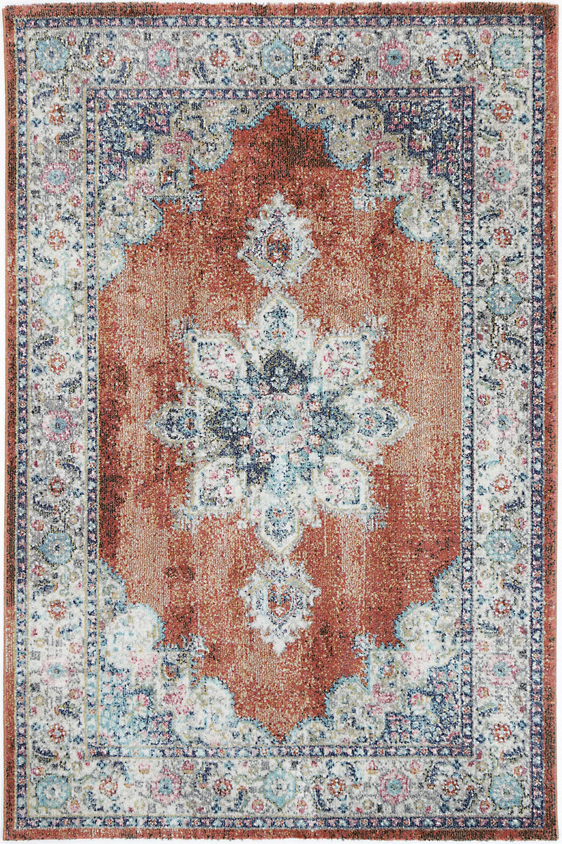 Brentwood Transitional Rust Rug 80x300 cm