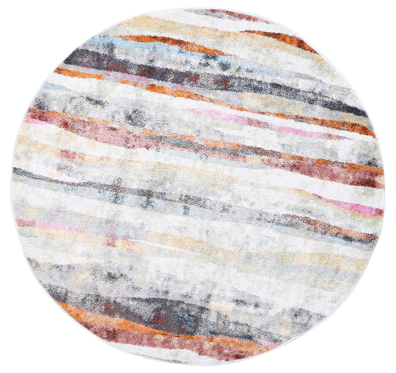 Windsor Modern Multi Round Rug 160x160cm