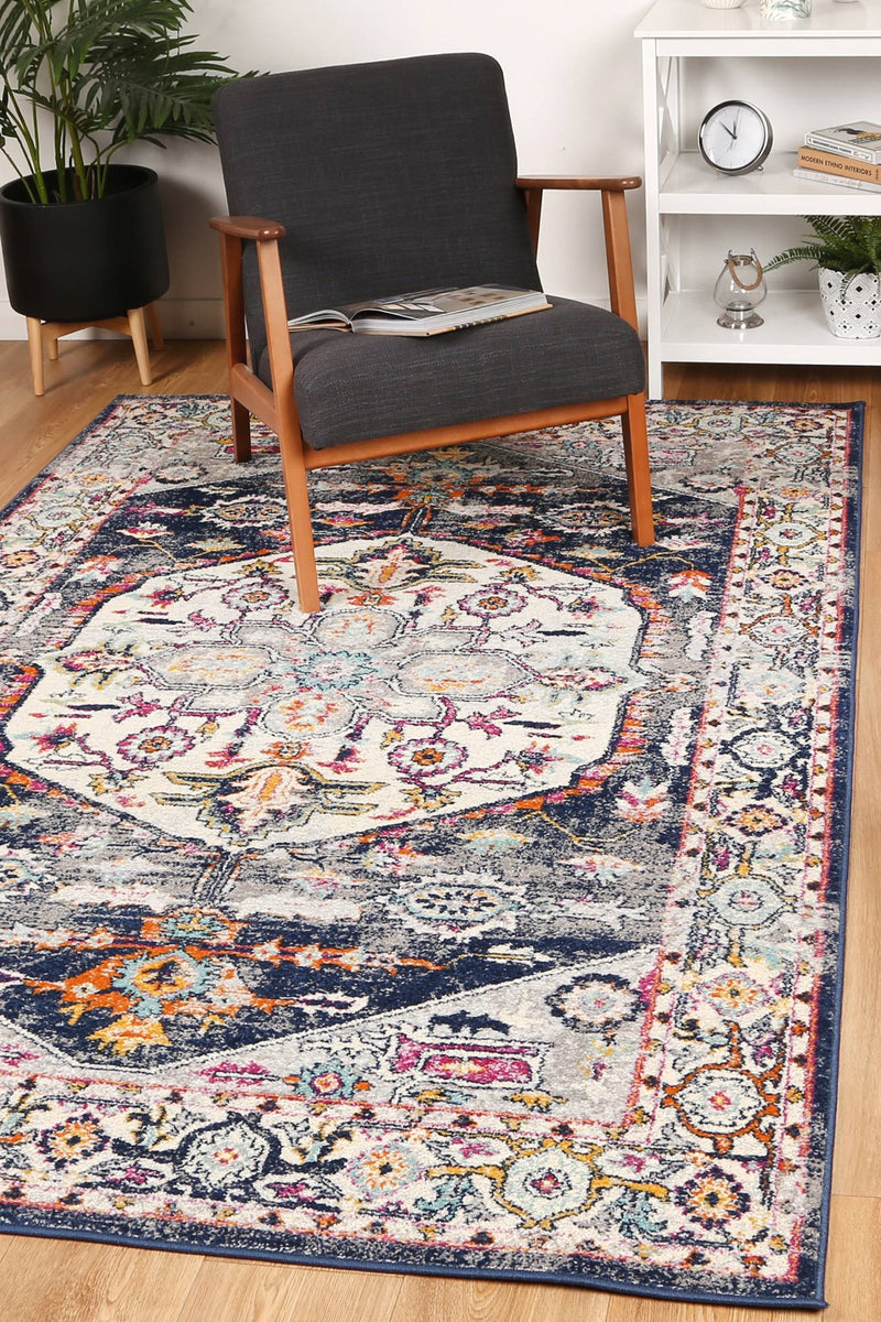 Palermo Catania Navy Rug 160x230cm