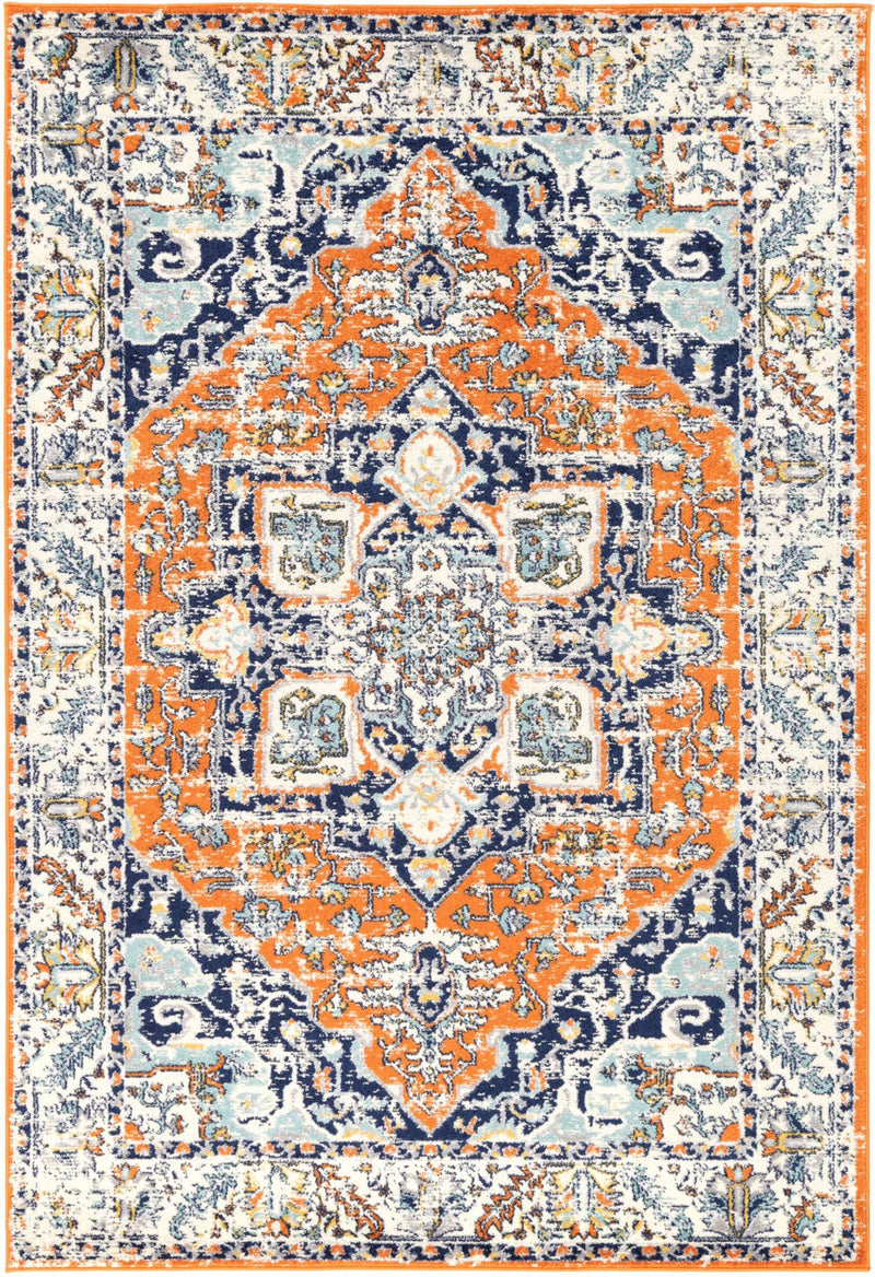 Palermo Caltanissetta Rust Rug 160x230cm