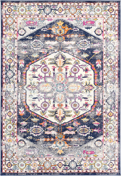 Palermo Catania Navy Rug 200x290cm