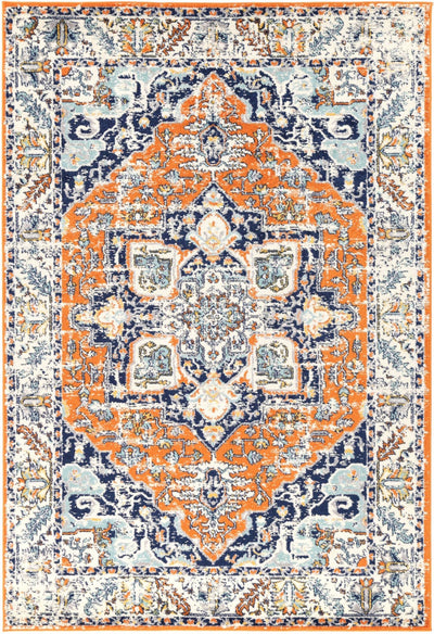 Palermo Caltanissetta Rust Rug 200x290cm