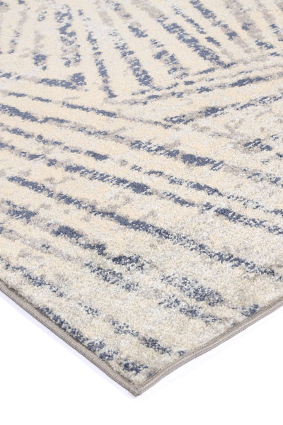 Palermo Vallo Grey Blue Rug 200x290cm