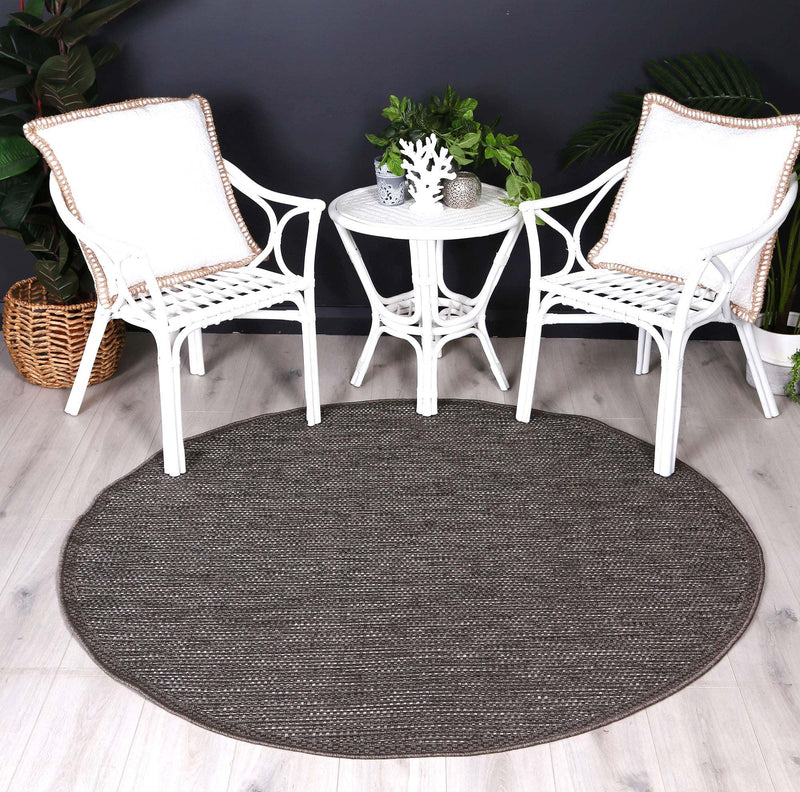 Sydney Charcoal Indoor Outdoor Rug 160x230 cm