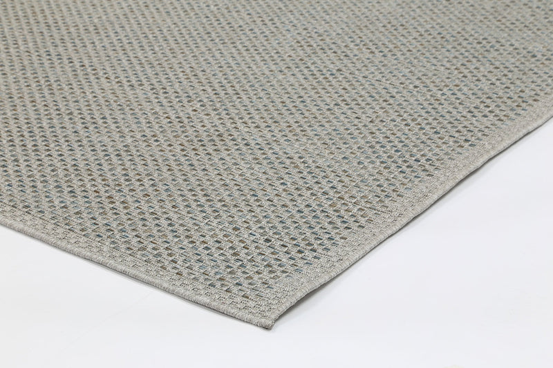 Sydney Silver Blue Indoor Outdoor Rug 200x200 cm Round