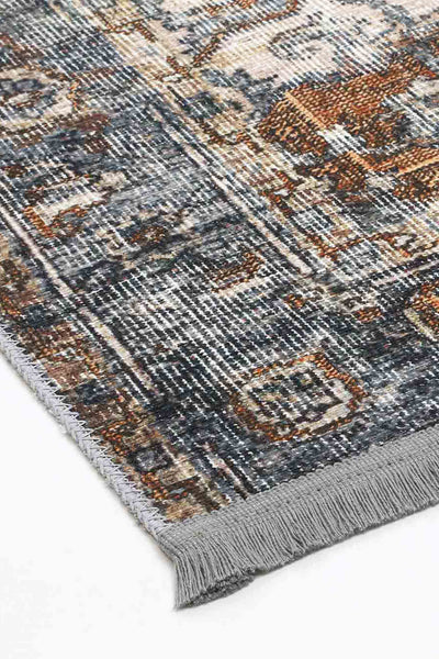 Crowne Waterproof Blue Oriental Rug 160x230 cm