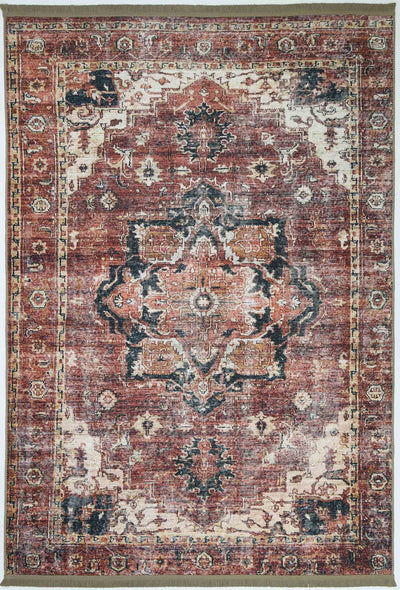 Crowne Waterproof Red Oriental Rug 280x380 cm
