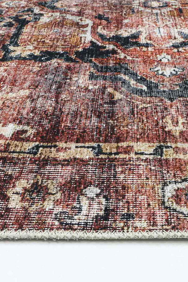 Crowne Waterproof Red Oriental Rug 280x380 cm
