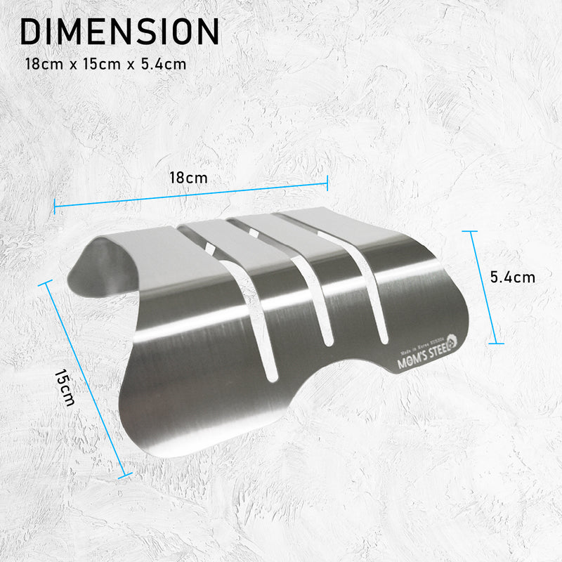 Combo SML Stainless Steel Chopping Cutting Boards + Chopping Boards Holder