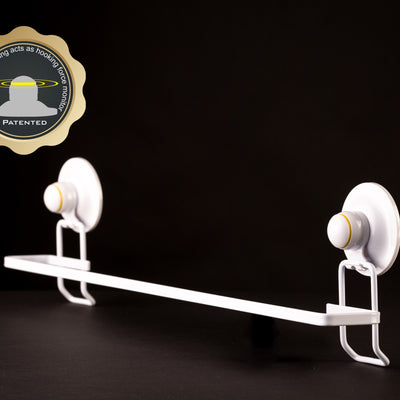 Towel Rail Holder Removable Suction WHITE