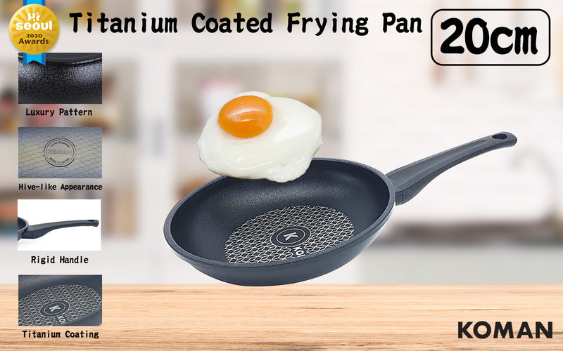 KOMAN Non-Stick Titanium Coating Frying Pan 20cm