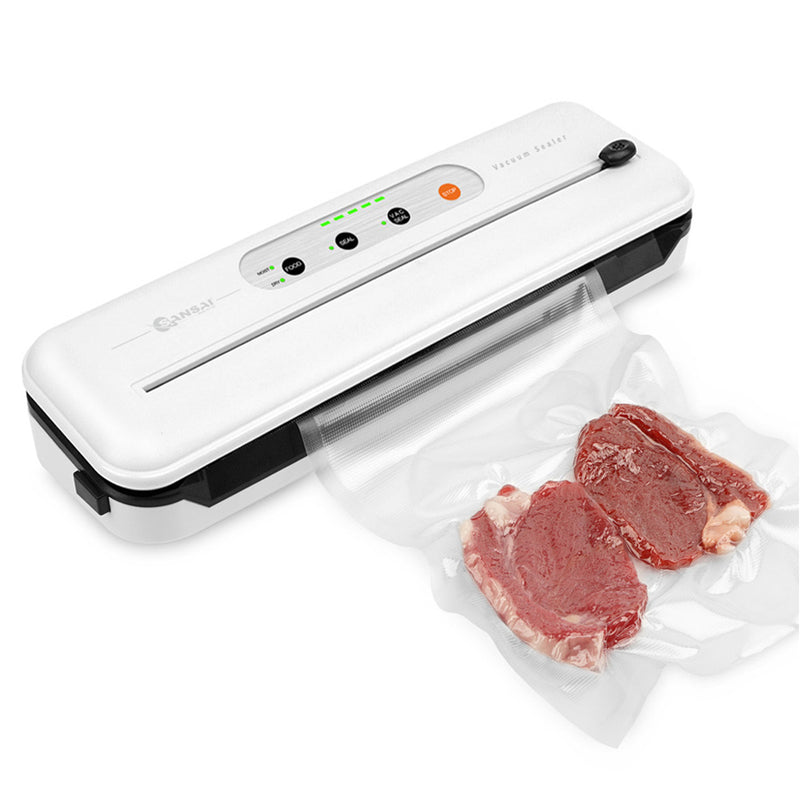 SANSAI 110W White Vacuum Food Sealer Sous Vide