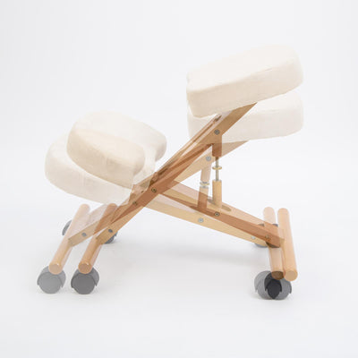 Ergonomic Adjustable Kneeling Chair WHITE