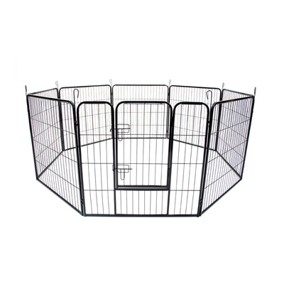 Paw Mate Pet Playpen Heavy Duty 32in 8 Panel Foldable Dog Exercise Enclosure Fence Cage