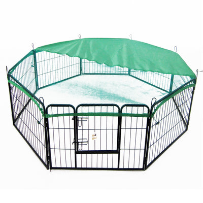 Net Cover Green for Pet Playpen Dog Cage 31in