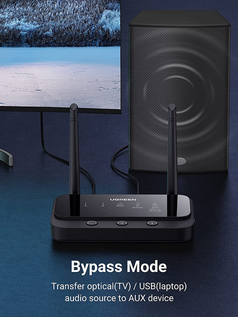 UGREEN 20140 Bluetooth 5.0 Audio Transmitter and Receiver