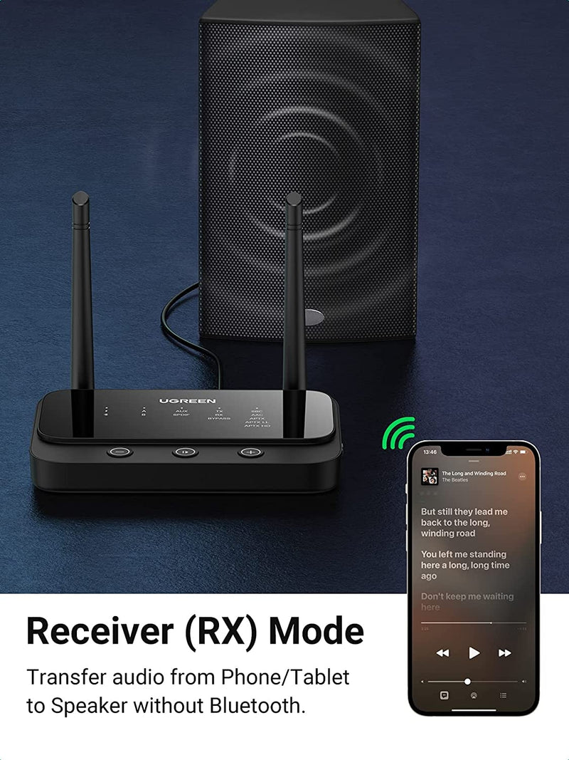 UGREEN 20140 Bluetooth 5.0 Audio Transmitter and Receiver