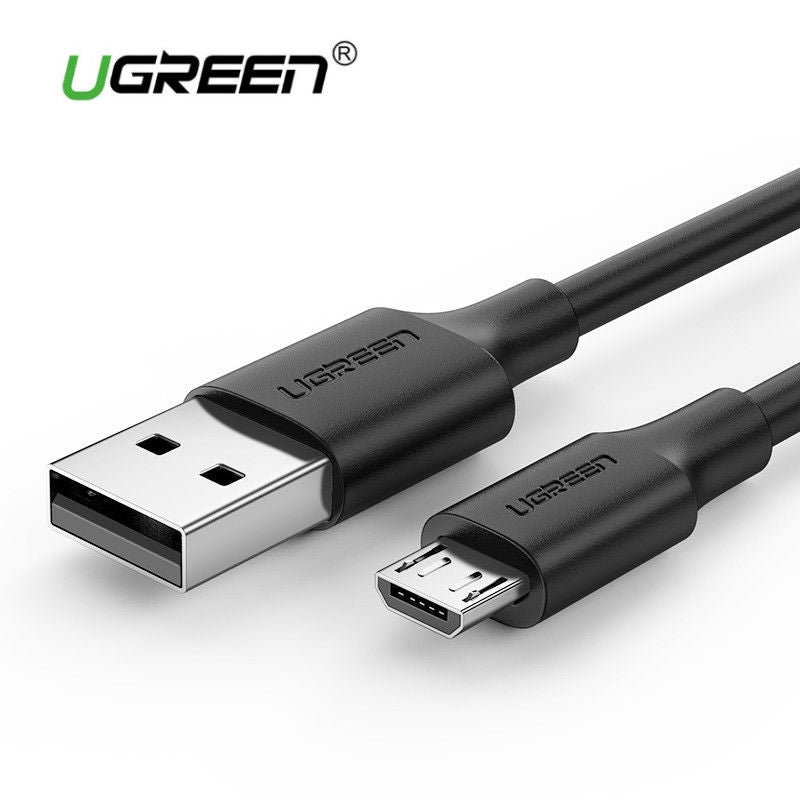 UGREEN USB 2.0 Male to Micro USB Data Cable 0.5M Black (60135)