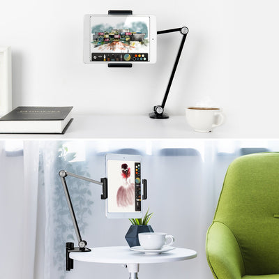 Simplecom CL519 Clamp Arm Stand for Phone and Tablet (4.5"- 13")