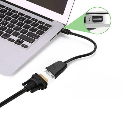 Simplecom DA102 Active MiniDP to DVI Adapter 4K UHD (Thunderbolt and Eyefinity Compatible)