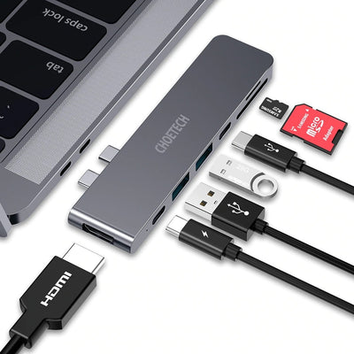 CHOETECH HUB-M14 USB-C  7 in 1 Expand Docking Station Hub for MacBook Pro