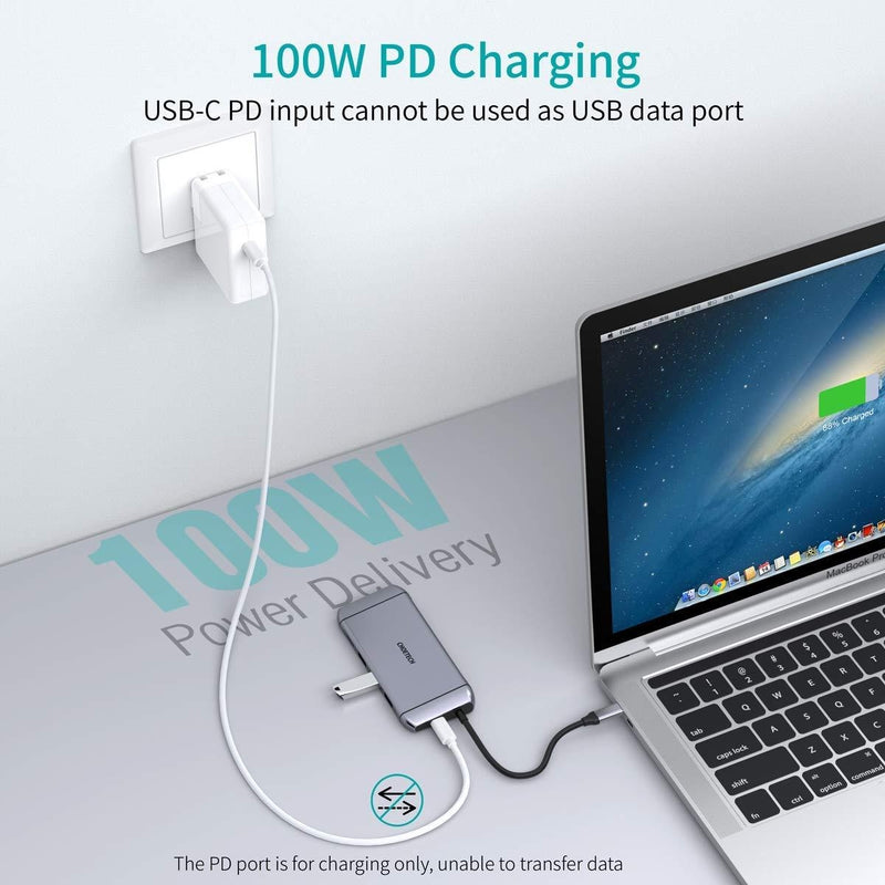 CHOETECH HUB-M15 USB-C 9-in-1 Multifunction Adapter