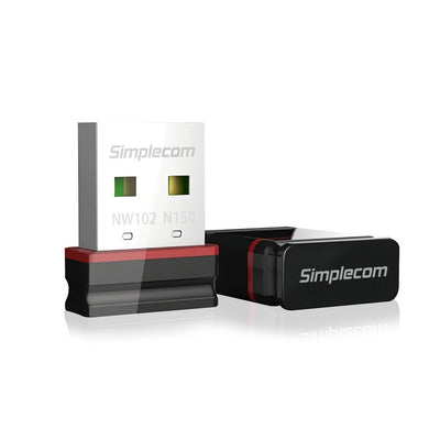 Simplecom NW102 N150 2.4GHz 802.11n Nano USB WiFi Wireless Adapter 