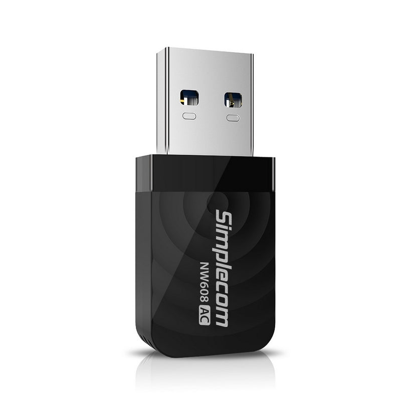 Simplecom NW608 Wi-Fi 5 AC1300 Dual Band USB 3.0 Wireless Adapter 