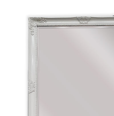 French Provincial Ornate Mirror - WHITE - X Large 100cm x 190cm