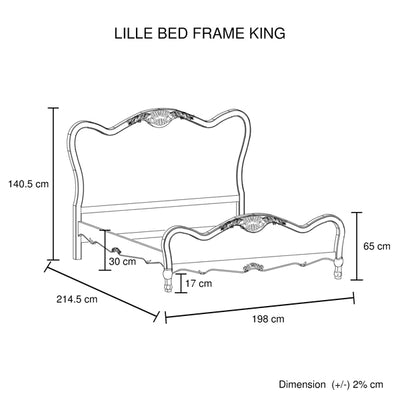 King Size Bed Frame Linen Fabric Beige Oak Wood White Washed Finish Slat Base Mattress Support