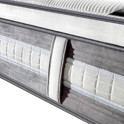 Mattress Euro Top King Single Size Pocket Spring Coil with Knitted Fabric Medium Firm 34cm Thick