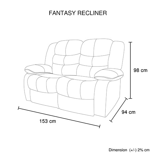 3+2 Seater Recliner Sofa In Faux Leather Lounge Couch in Brown