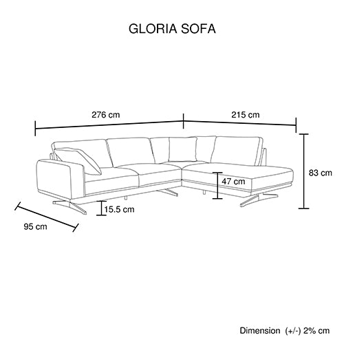 3 Seater Fabric sofa Lounge Set for Living Room Couch with Chaise