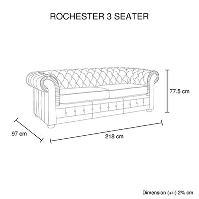 3 Seater Genuine Leather Upholstery Deep Quilting Pocket Spring Button Studding Sofa Lounge Set for Living Room Couch In Burgandy Colour