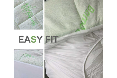 Luxton King Single Size Bamboo Mattress Topper 800GSM