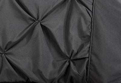 Luxton King Size Charcoal Diamond Pintuck Quilt Cover Set(3PCS)