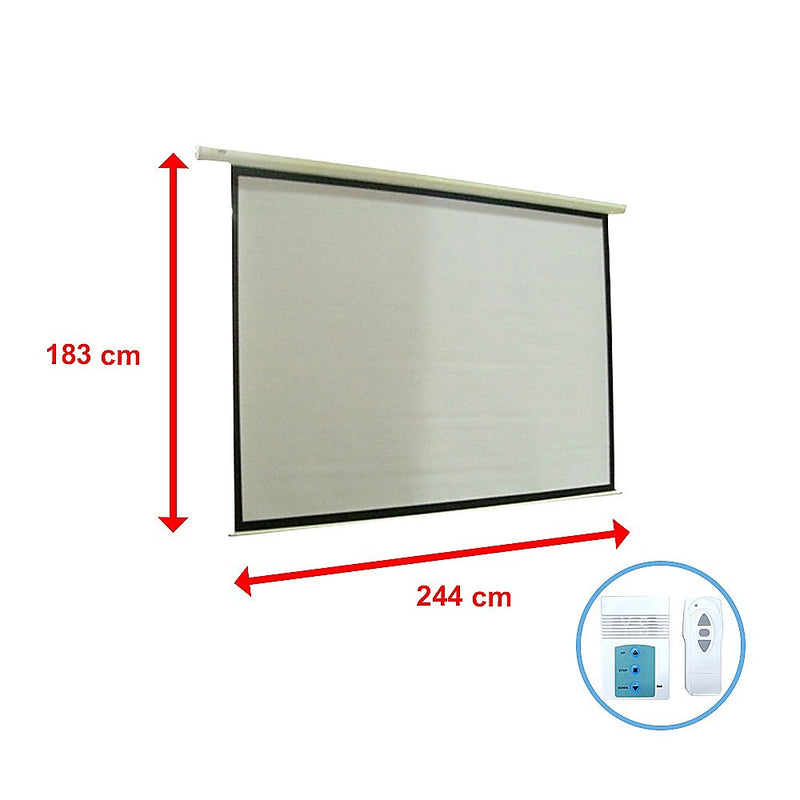 120" Electric Motorised Projector Screen TV +Remote