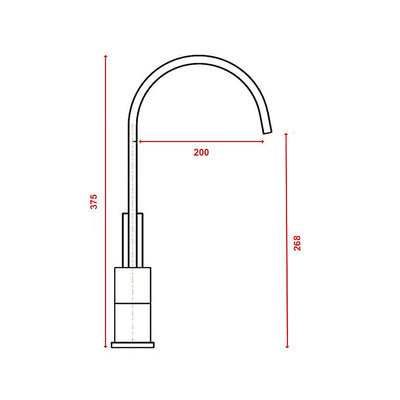 Basin Mixer Tap Faucet -Kitchen Laundry Bathroom Sink