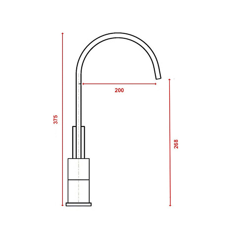 Basin Mixer Tap Faucet -Kitchen Laundry Bathroom Sink