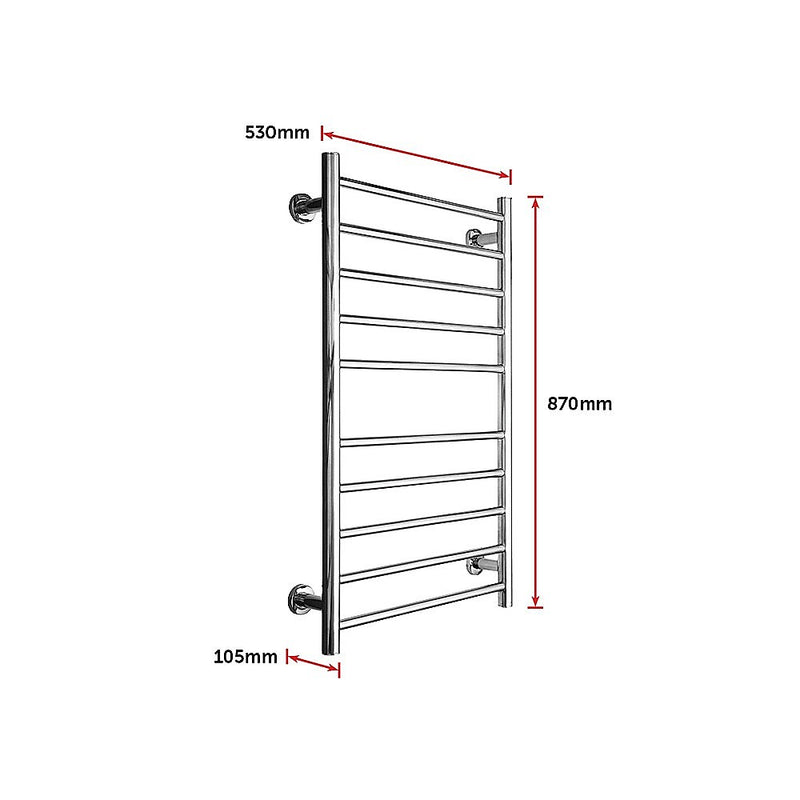 Electric Heated Bathroom Towel Rack / Rails -100w