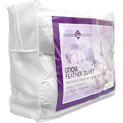 100% White Goose Feather Duvet / Quilt-Single