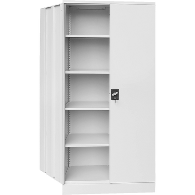 Two-Door Shelf Office Gym Filing Storage Locker Cabinet Safe