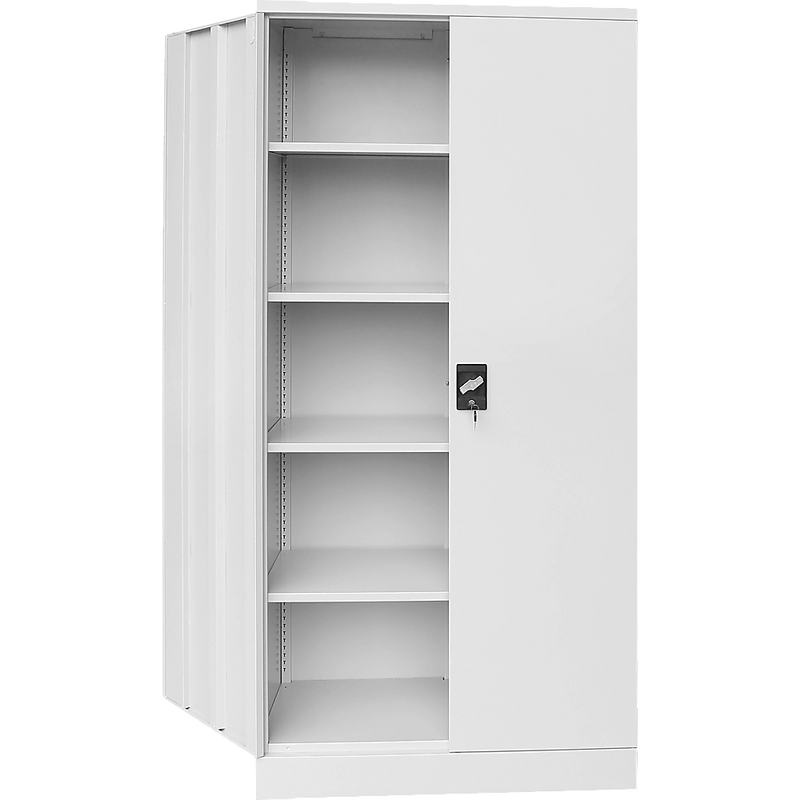 Two-Door Shelf Office Gym Filing Storage Locker Cabinet Safe