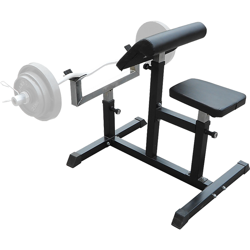 Preacher Curl Bench Weights Commercial Bicep Arms