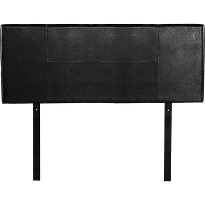 PU Leather Double Bed Headboard Bedhead - Black