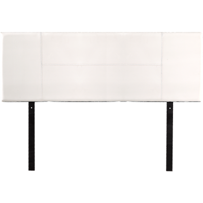 PU Leather Queen Bed Headboard Bedhead - White