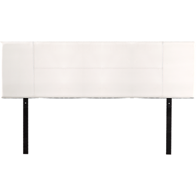 PU Leather King Bed Headboard Bedhead - White