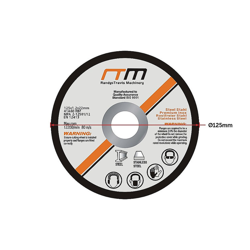 125mm 5" Cutting Disc Wheel for Angle Grinder x100